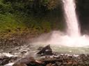 At the bottom of the Falls following  a long, steep staircase.
